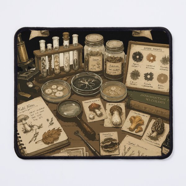 Item preview, Cultivating Curiosity Mycology Study Mushroom designed and sold by SimplePoDesign.