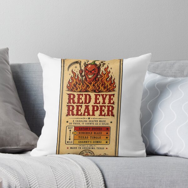 Item preview, The Flaming Bunghole Hot Sauce Co. Red Eye Reaper designed and sold by Mental Schitz.