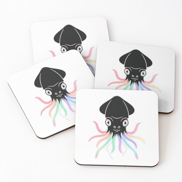 Item preview, Neon Rainbow Squid designed and sold by Owcomm.
