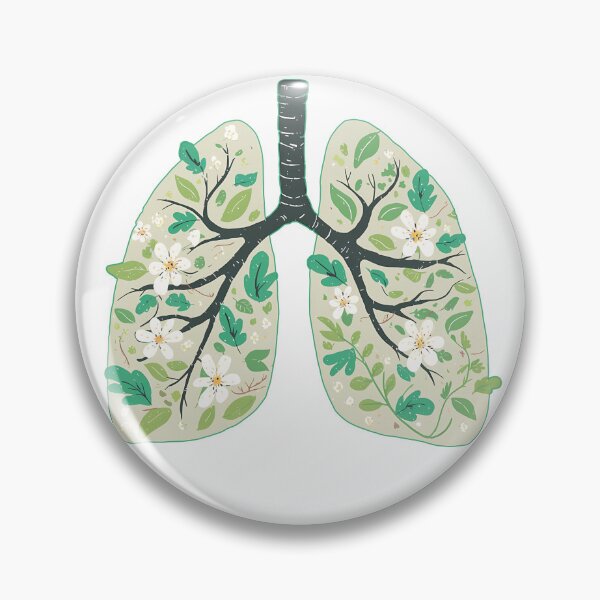 Item preview, Floral Lungs Botanical Anatomy Flowers Leaves Nature Breath Medical Art Streetwear Graphic designed and sold by DesignArtist.ia.