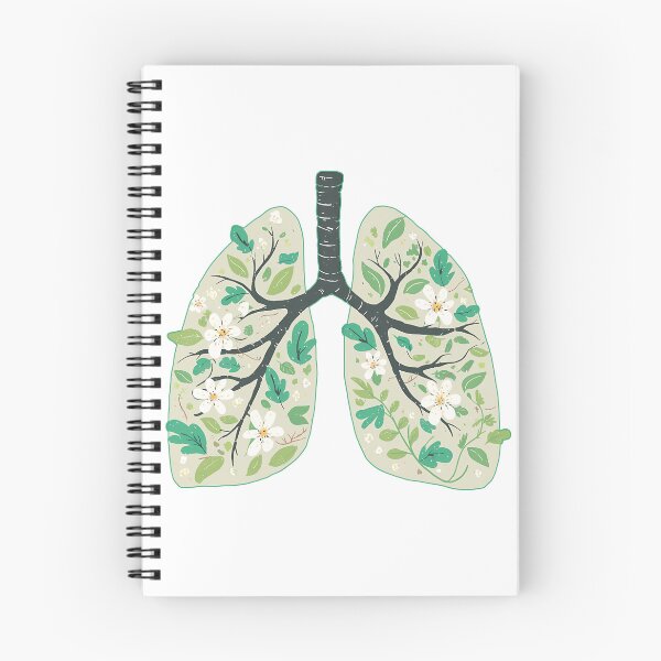Item preview, Floral Lungs Botanical Anatomy Flowers Leaves Nature Breath Medical Art Streetwear Graphic designed and sold by DesignArtist.ia.