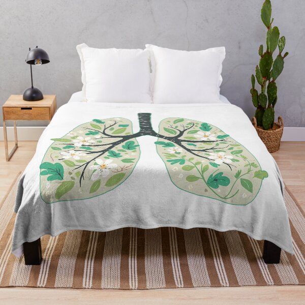 Item preview, Floral Lungs Botanical Anatomy Flowers Leaves Nature Breath Medical Art Streetwear Graphic designed and sold by DesignArtist.ia.