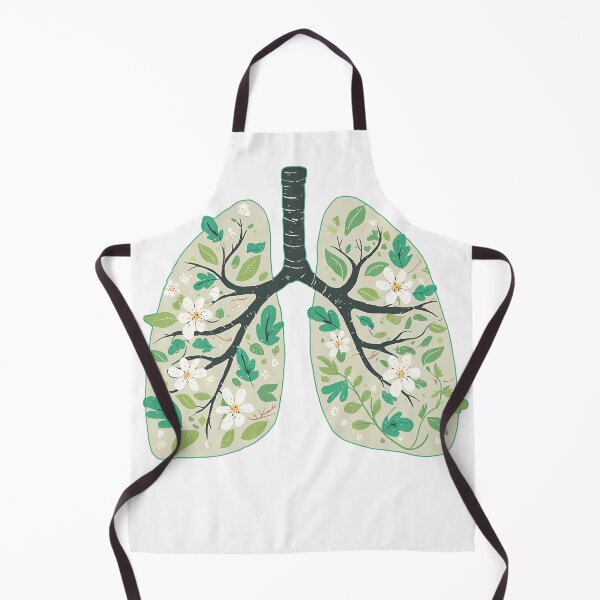 Item preview, Floral Lungs Botanical Anatomy Flowers Leaves Nature Breath Medical Art Streetwear Graphic designed and sold by DesignArtist.ia.