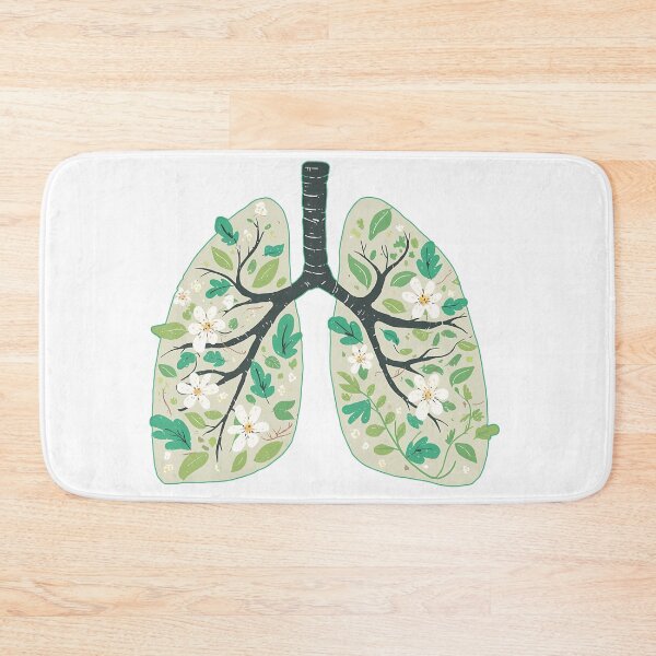 Item preview, Floral Lungs Botanical Anatomy Flowers Leaves Nature Breath Medical Art Streetwear Graphic designed and sold by DesignArtist.ia.