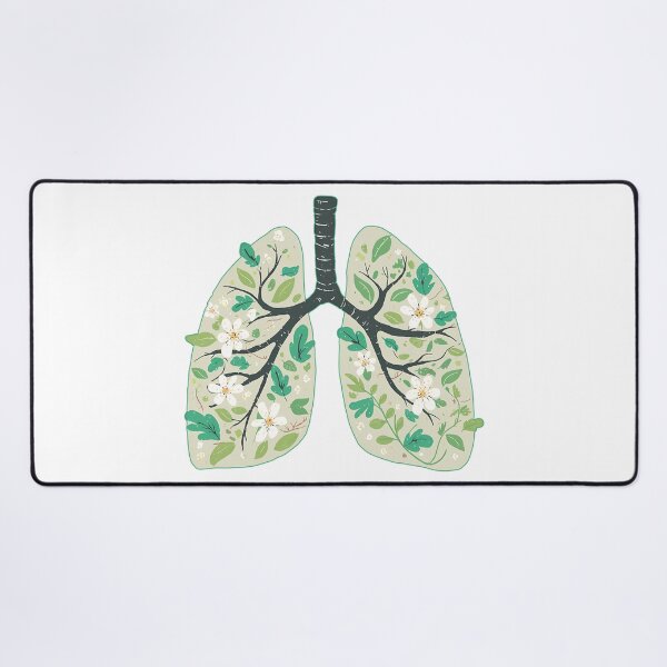 Item preview, Floral Lungs Botanical Anatomy Flowers Leaves Nature Breath Medical Art Streetwear Graphic designed and sold by DesignArtist.ia.