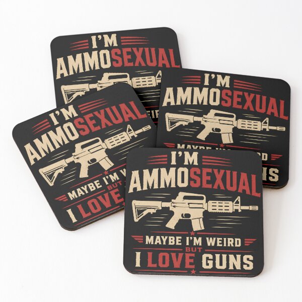 Item preview, I'm Ammosexual - Guns Lover Gift designed and sold by PixelBlob.