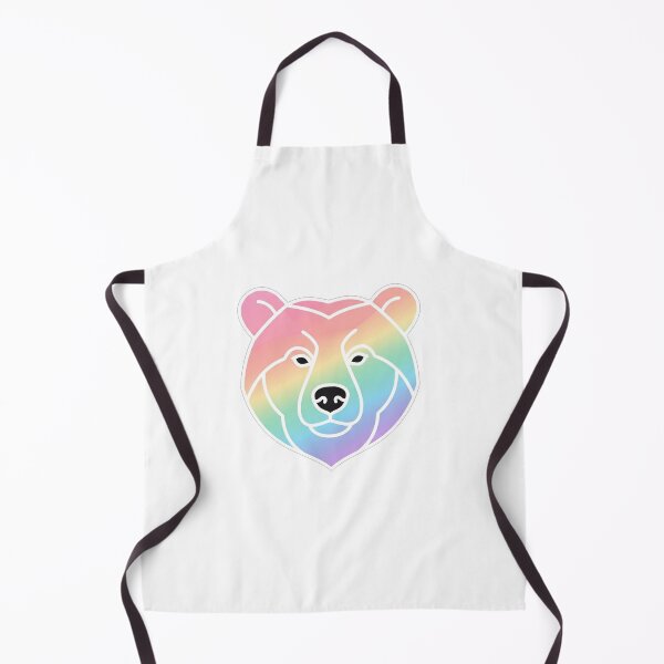Item preview, Rainbow Bear Head Minimalist Vector Illustration designed and sold by Owcomm.