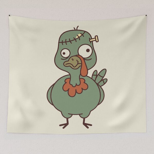 Item preview, Funny Turkey Face Halloween designed and sold by bihtti.