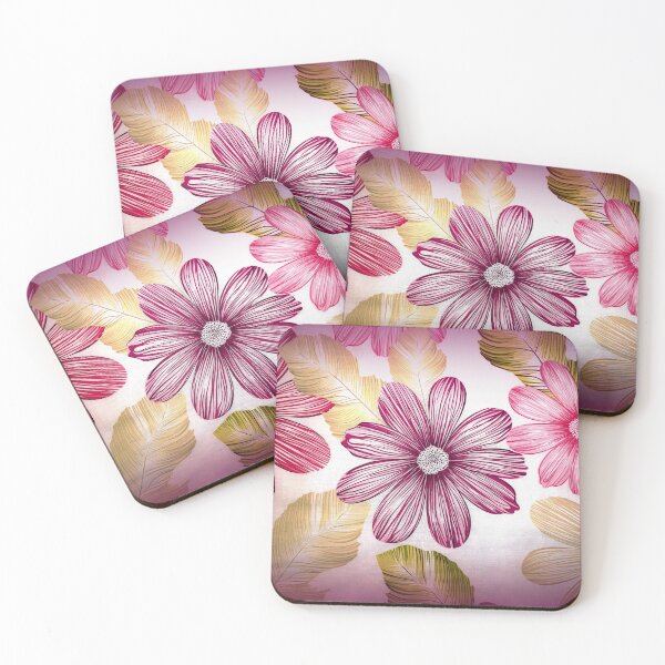 Item preview, Elegant Pink Floral Botanical Seamless Pattern designed and sold by ManjulaKumari.
