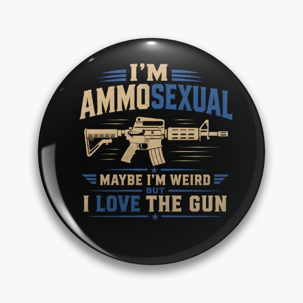 Item preview, Funny I'm Ammosexual Guns Lover Gift designed and sold by PixelBlob.