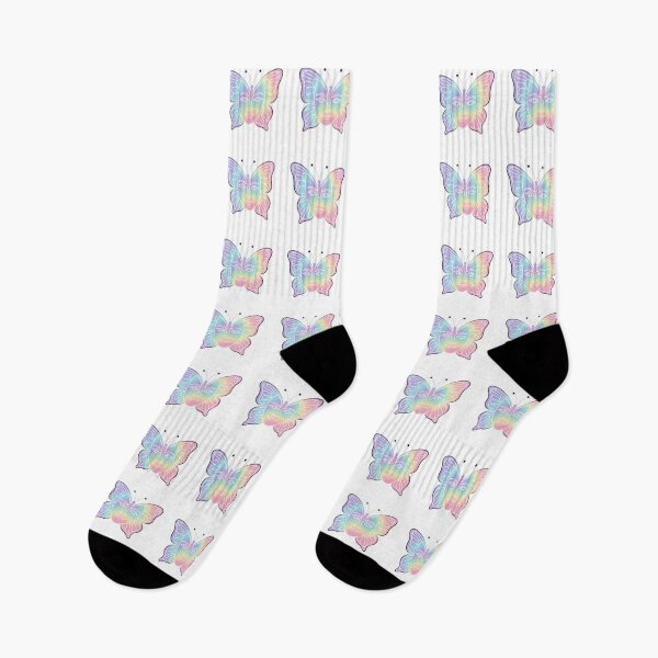 Item preview, Magical Pastel Rainbow Butterfly Face Illustration designed and sold by Owcomm.
