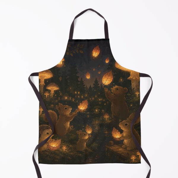 Item preview, Enchanted Forest Animals with Glowing Leaves Cozy designed and sold by SimplePoDesign.