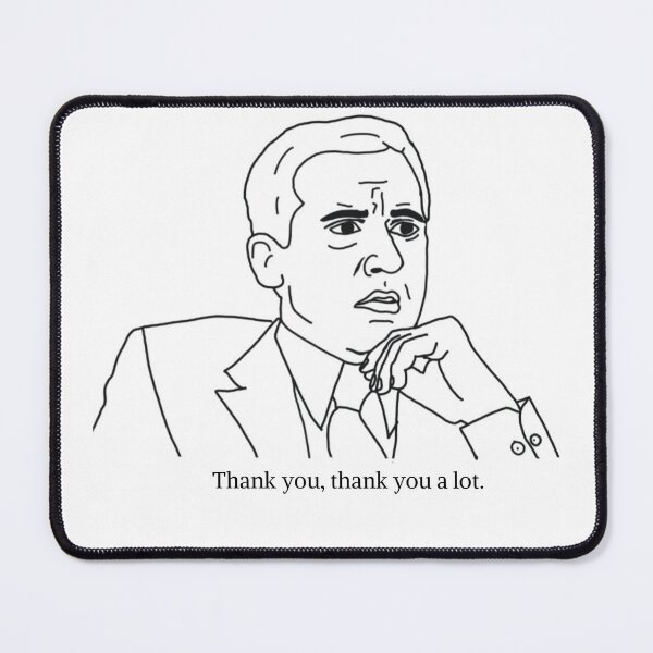 Item preview, Michael Scott. Elvis, "thank you, thank you a lot." designed and sold by MeAndMyDoods44.