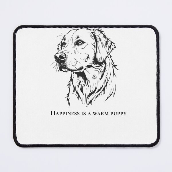 Item preview, Happiness Is a Warm Puppy | Cute Dog Lover Quote designed and sold by Krish685.