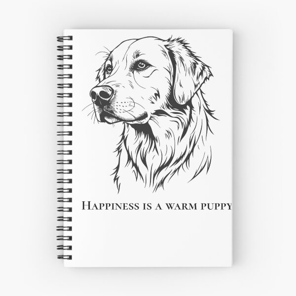 Item preview, Happiness Is a Warm Puppy | Cute Dog Lover Quote designed and sold by Krish685.
