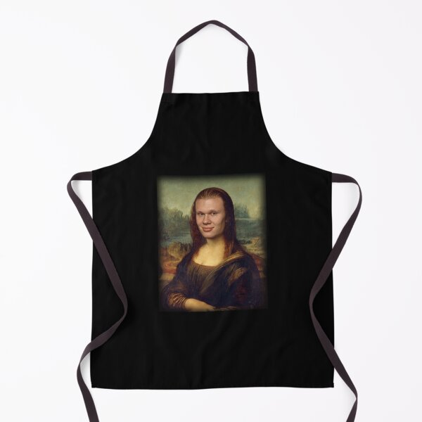Item preview, Haaland Erling Mona Lisa Funny Soccer Art Parody designed and sold by nojany.