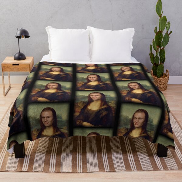 Item preview, Haaland Erling Mona Lisa Funny Soccer Art Parody designed and sold by nojany.