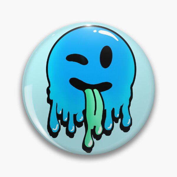 Item preview, Melty Face - Blue designed and sold by LMaccaMakes.