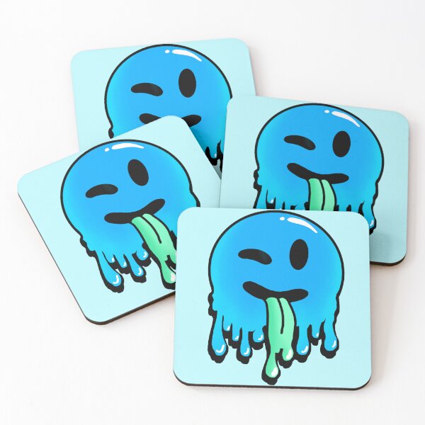 Item preview, Melty Face - Blue designed and sold by LMaccaMakes.