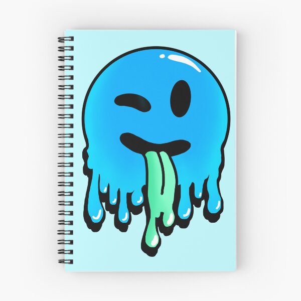 Item preview, Melty Face - Blue designed and sold by LMaccaMakes.