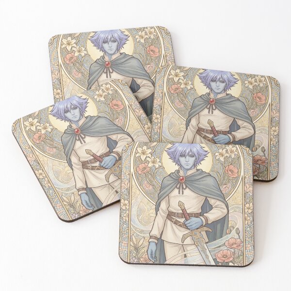 Item preview, Zelgadis in the style of Alphonse Mucha designed and sold by Solace Sparkles.
