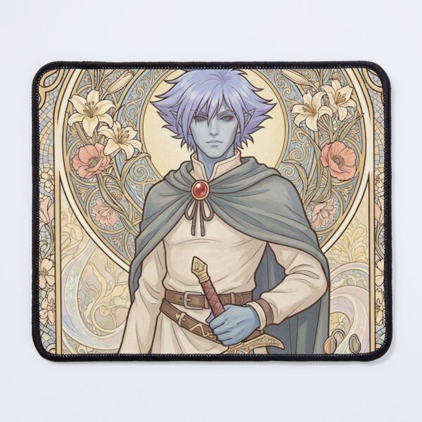 Item preview, Zelgadis in the style of Alphonse Mucha designed and sold by Solace Sparkles.