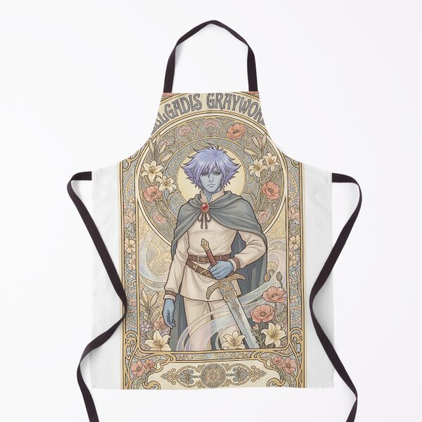 Item preview, Zelgadis in the style of Alphonse Mucha designed and sold by Solace Sparkles.