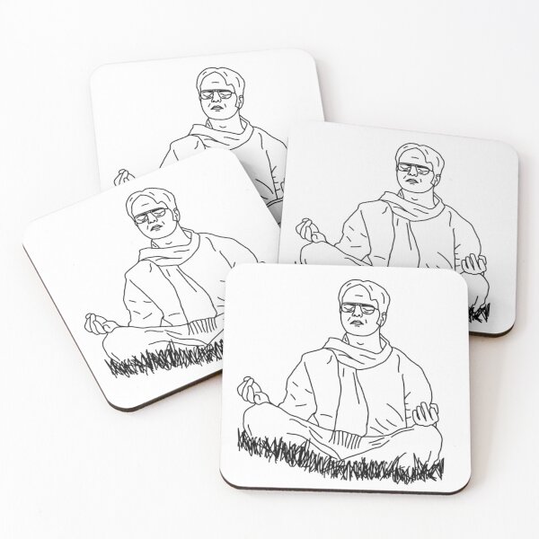 Item preview, Dwight meditating  designed and sold by MeAndMyDoods44.