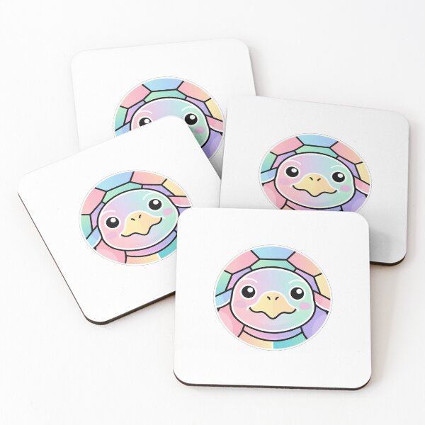 Item preview, Cute Pastel Rainbow Turtle Face Illustration designed and sold by Owcomm.
