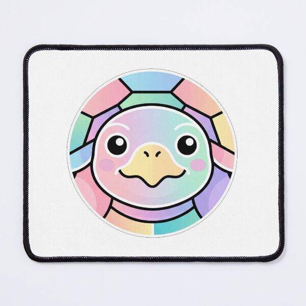 Item preview, Cute Pastel Rainbow Turtle Face Illustration designed and sold by Owcomm.