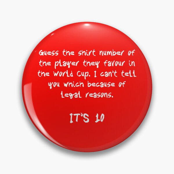 Item preview, I Can't Tell You V2 designed and sold by Matchwear FC.