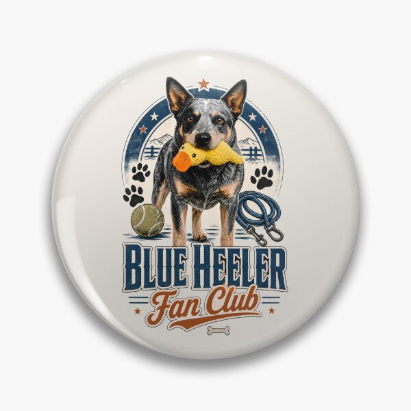 Item preview, Blue heeler Dog Fan Club designed and sold by headpossum.