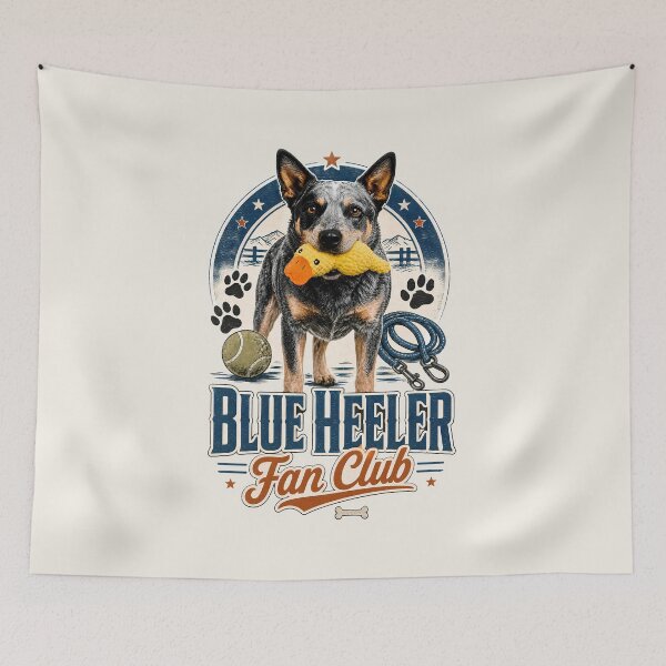 Item preview, Blue heeler Dog Fan Club designed and sold by headpossum.