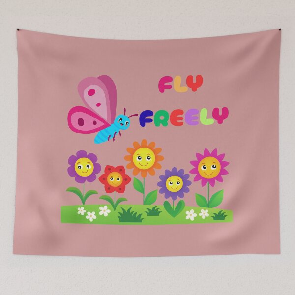 Item preview, Cute Butterfly Flower Design designed and sold by Black Signal.