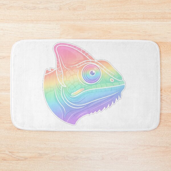 Item preview, Colorful Rainbow Chameleon Reptile Head Portrait designed and sold by Owcomm.