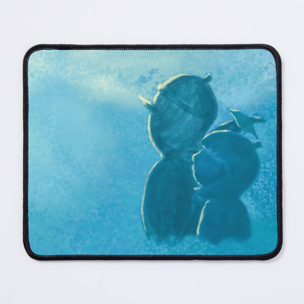Item preview, Blue silhouettes of three friends designed and sold by greenPQBstudio.