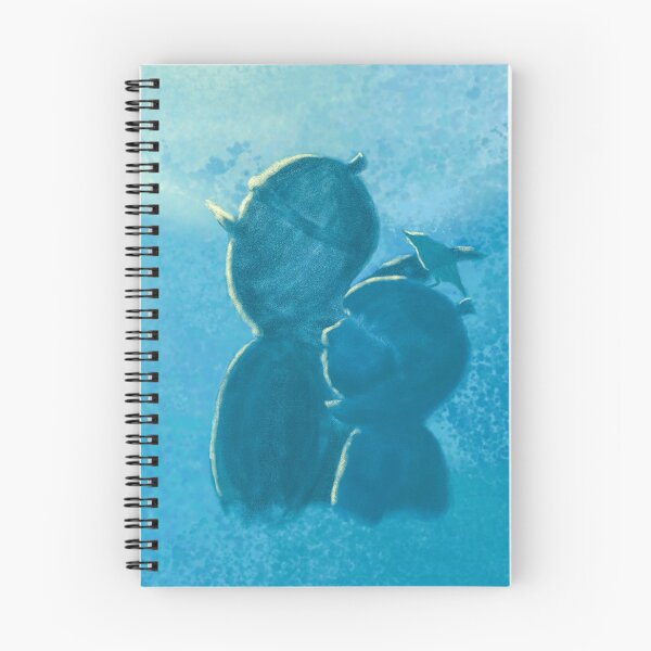 Item preview, Blue silhouettes of three friends designed and sold by greenPQBstudio.
