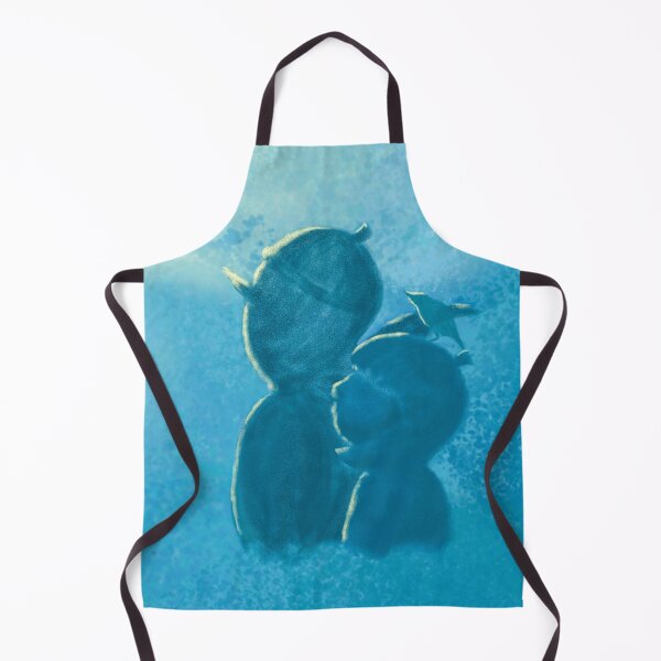 Item preview, Blue silhouettes of three friends designed and sold by greenPQBstudio.