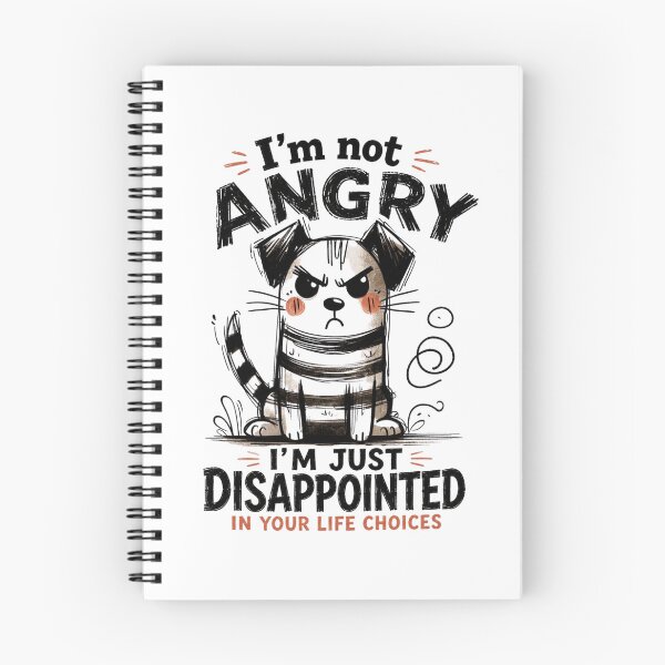 Item preview, I'm Not Angry, I'm Just Disappointed In Your Life Choices – Funny Grumpy Dog designed and sold by AnyGil.