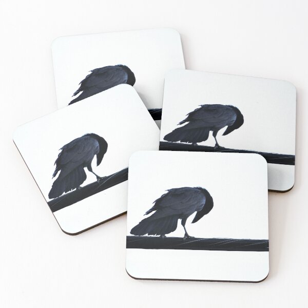 Item preview, Crow on a Wire designed and sold by Art School Dropout.