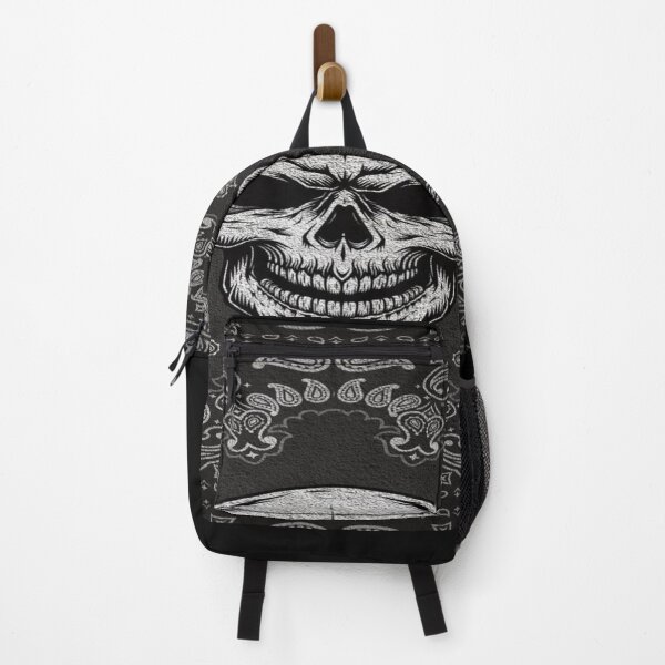 Item preview, Dark Skull Bandana - Skull and Paisley Pattern designed and sold by RAYBIL.