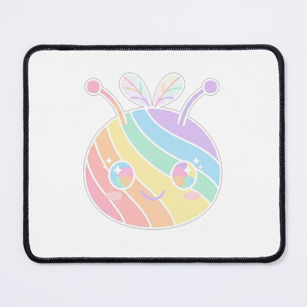 Item preview, Cute Pastel Rainbow Bee Kawaii Character designed and sold by Owcomm.