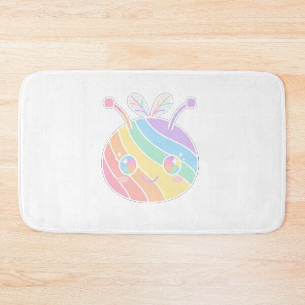 Item preview, Cute Pastel Rainbow Bee Kawaii Character designed and sold by Owcomm.