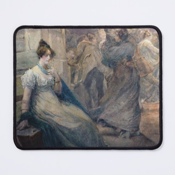 Item preview, The Wallflower by Edgar Bundy RA (British, 1862-1922) designed and sold by Vintage Designs +.