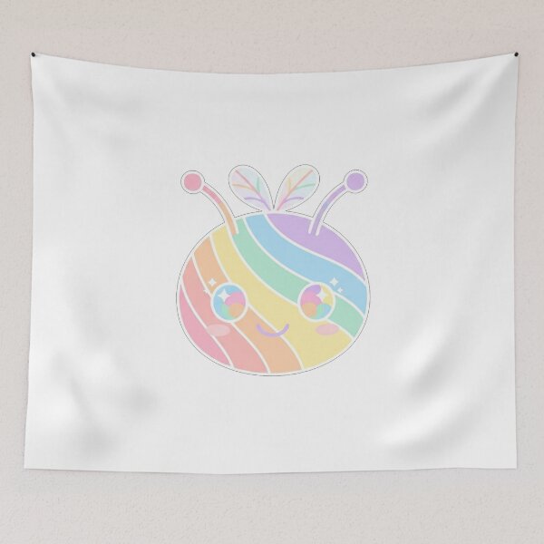 Item preview, Cute Pastel Rainbow Bee Kawaii Character designed and sold by Owcomm.