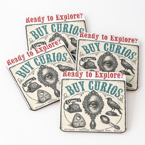 Item preview, Buy Curios- Ready to Explore? designed and sold by Mental Schitz.