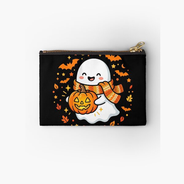 Item preview, Cute Ghost Holding Jack O Lantern Kawaii Halloween Sticker designed and sold by fawzimorsy.