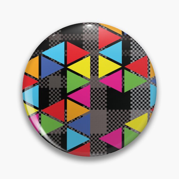 Item preview, Plaid Background Triangle Graphic Art designed and sold by PowerAntShop.