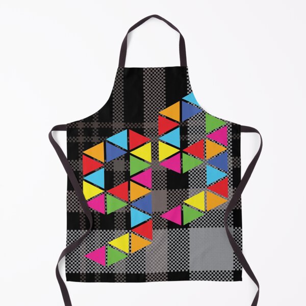 Item preview, Plaid Background Triangle Graphic Art designed and sold by PowerAntShop.