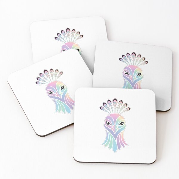 Item preview, Iridescent Peacock Portrait designed and sold by Owcomm.
